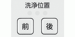洗浄位置調節