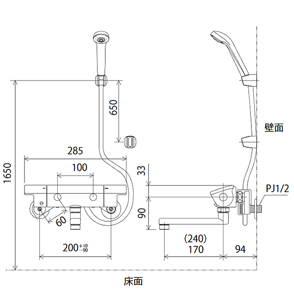 全品送料0円 住設ドットコム 店KVK 浴室用蛇口 KF3050シリーズ KF3050WR1