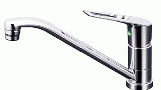 キッチン水栓　一般地用　 KVK製（KVK）KM5011UTMEC　取付穴兼用型・シングル混合栓 KVK SALEキッチン用蛇口 台 シングルレバー混合水栓 流し台用 取付