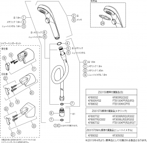 KVK サーモスタット式シャワー水栓 FTB100KKCPF8 | トラブルメンテナンス