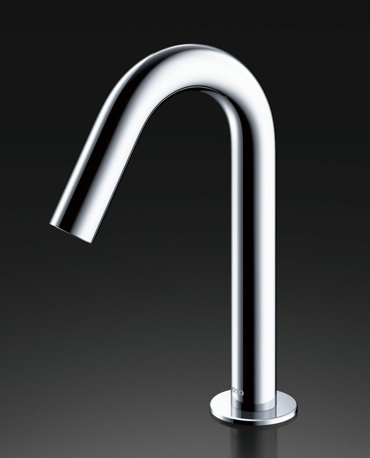 TOTO ∬∬TOTO【TLE24SS2W】(TLE03705J+TLE24006J)アクアオート 台付自動水栓 Sサイズ コンテンポラリタイプ (オーバル) 発電タイプ サーモスタット混合水栓〔HC〕