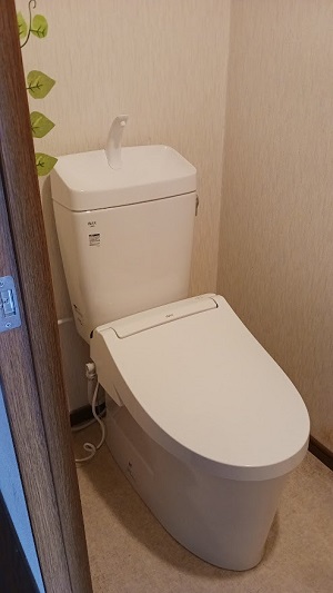アメージュZフチレス便器+CW-RAA2