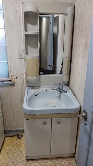 既存洗面台