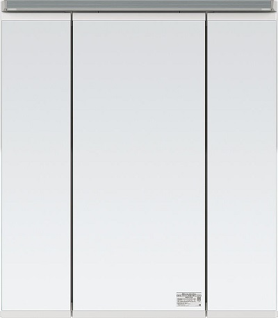 スリムLED3面鏡
