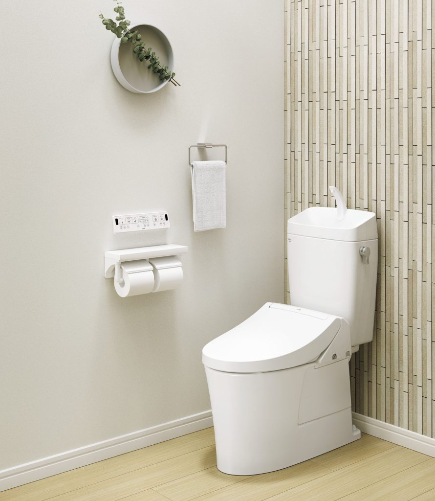 LIXIL アメージュZフチレス便器+CW-KA31QC